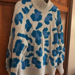 orange plus size turtleneck